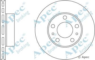 APEC BRAKING dsk2479 -  Тормозной диск